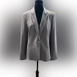 Calvin Klein women’s light gray blazer. Size 12